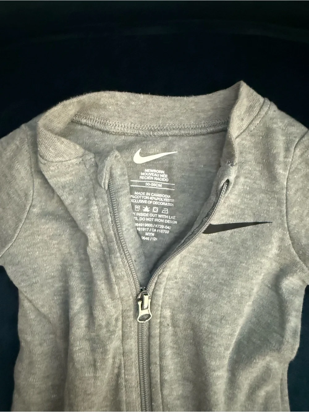 Nike Kids Red and Blue Bodysuit & Tops Set with Gray and Black Accents